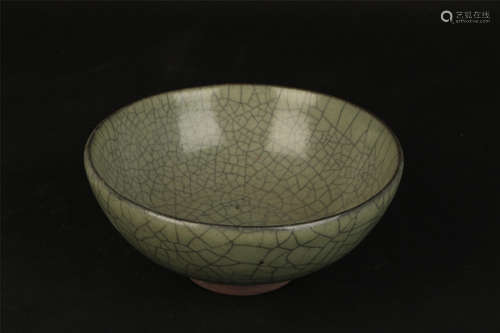 GE CRACKLED BOWL