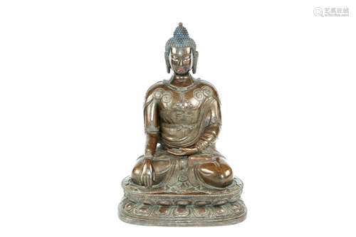 BRONZE SEATED BUDDHA