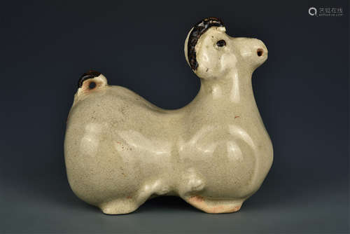 WHITE GLAZED RAM SONG DYNASTY