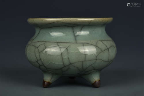 KUAN TRIPOD CENSER SONG DYNASTY