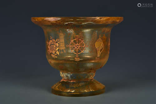 ROCK CRYSTAL CUP TANG DYNASTY