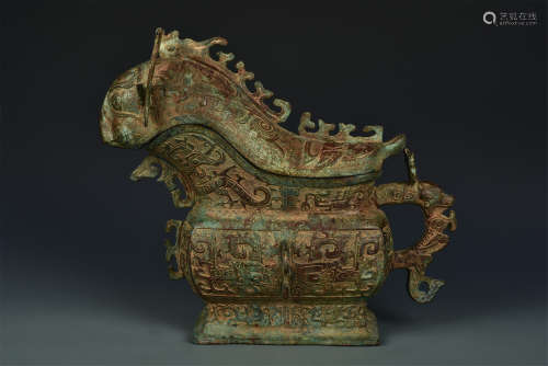 BRONZE GONG SHANG DYNASTY