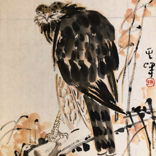 A Chinese Flower&bird Painting, Sun Qifeng Mark