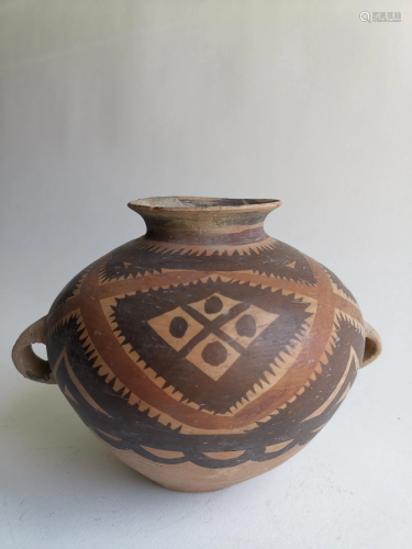 A PAINTED NEOLITHIC JAR NEOLITHIC AGE
