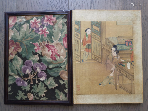 QING DYNASTY CHINESE PAINTING ALBUM