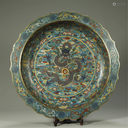 A MAGNIFICENT IMPERIAL CLOISONNÃ‰ EN…