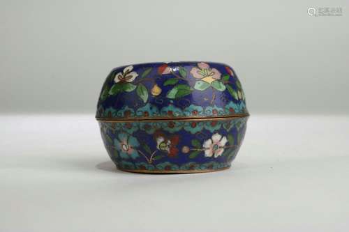 Cloisonne Box And Cover,Qing Dynasty