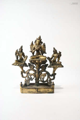 Gilt Bronze Figure Of Buddha