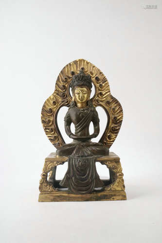 Gilt Bronze Figure Of Buddha