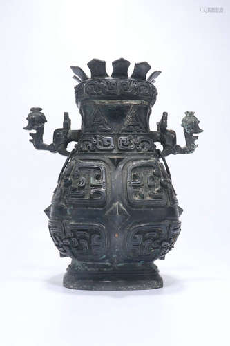 Bronze Pot And Cover,Spring And Autumn Period