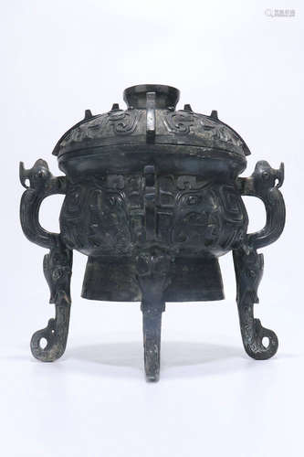 Bronze Ritual Vessel,Shang Dynasty