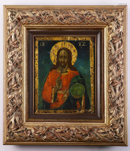 Continental icon depicting the Salvator Mundi