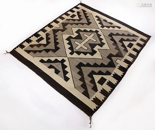 A Navajo Two Grey Hills carpet