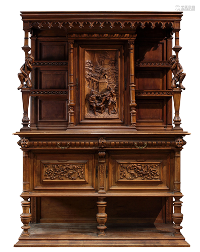 A Henry II style buffet, circa 1880