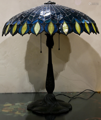 A Gorham lamp with base