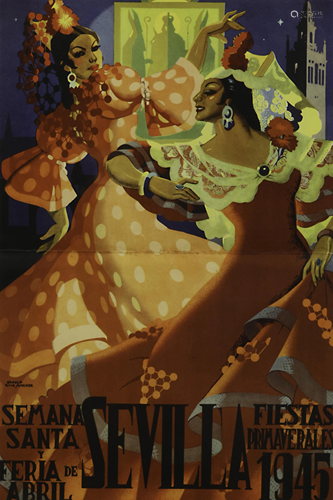 Vintage Travel Poster, Braulio Ruiz Sanchez