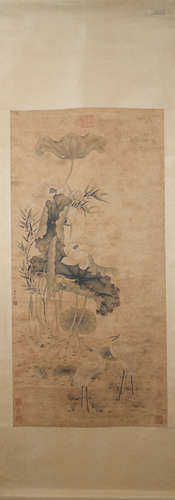 Song dynasty Lidi's flower and bird painting