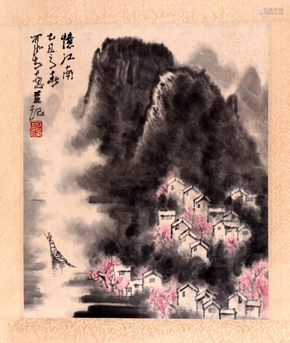 A CHINESE PAINTING AFTER LI KE RAN, INK AND C…