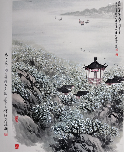 A CHINESE PAINTING BY SONG WEN ZHI, INK AN…