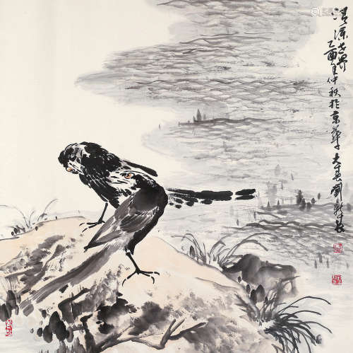 刘新春 乙酉（2005年） 清凉世界 设色纸本 横披