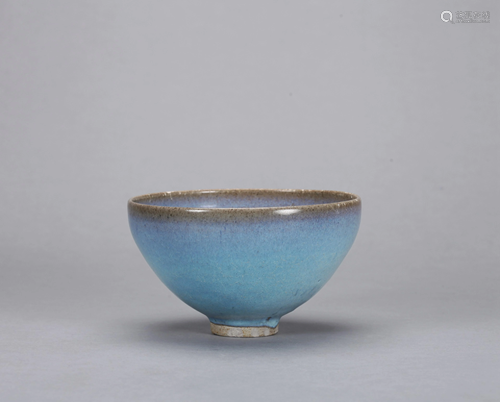 A LARGE CHINESE JUN TYPE BOWL, POSSIBLE YUAN …