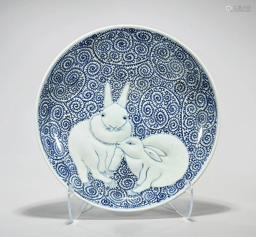 Chinese Blue and White Porcelain Charger