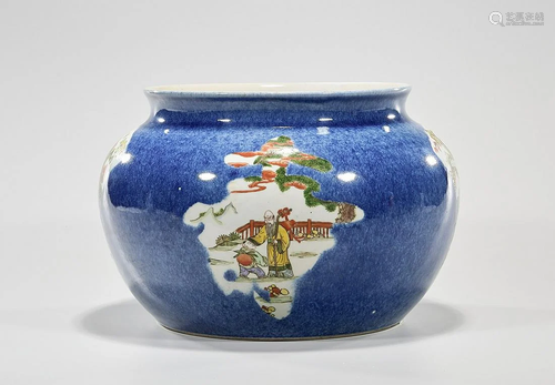 Chinese Enameled Porcelain Jar