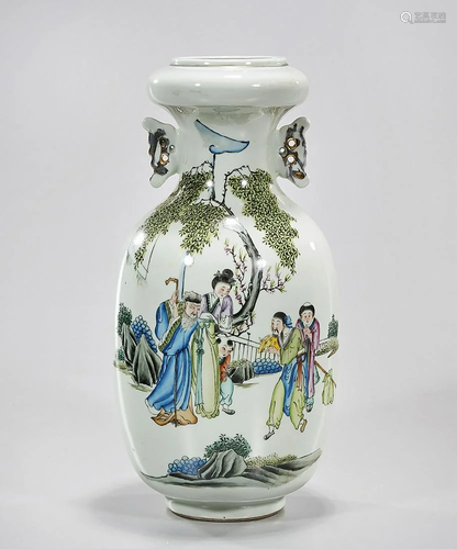 Chinese Enameled Porcelain Vase