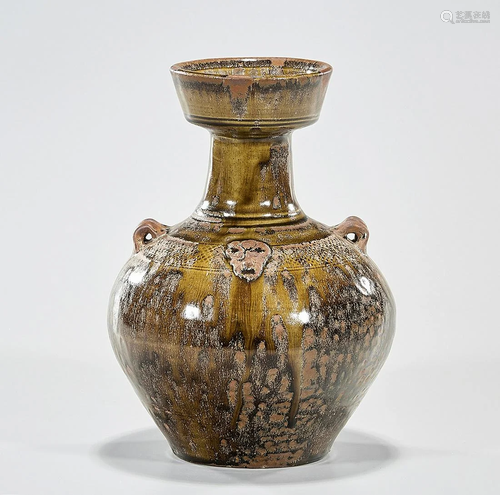 Chinese Glazed Ceramic Vase