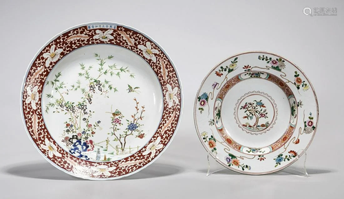 Two Chinese Enameled Porcelains