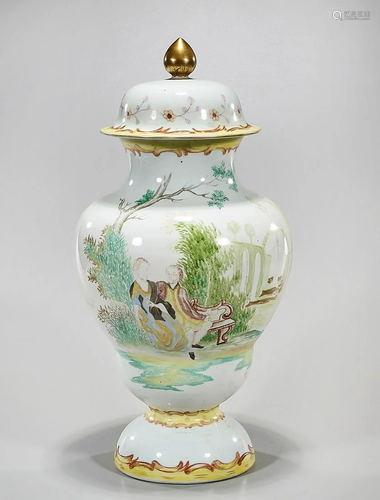 Chinese Porcelain Covered Vase