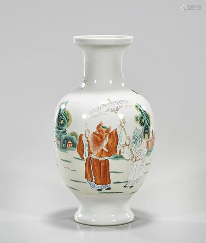 Chinese Enameled Porcelain Vase