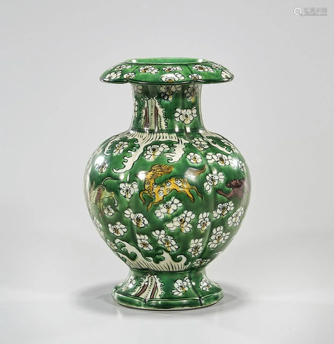 Chinese Enameled Porcelain Vase