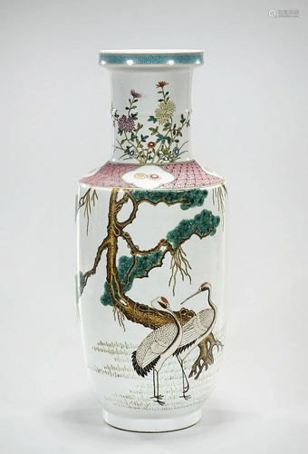 Chinese Enameled Porcelain Vase