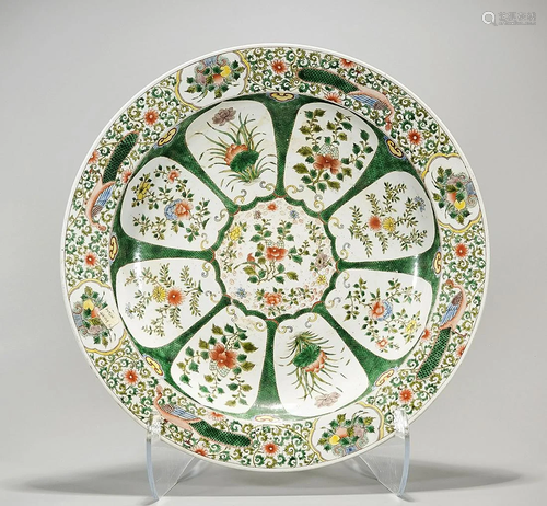 Chinese Enameled Porcelain Charger