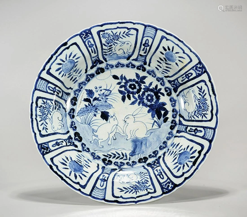 Chinese Blue and White Porcelain Charger