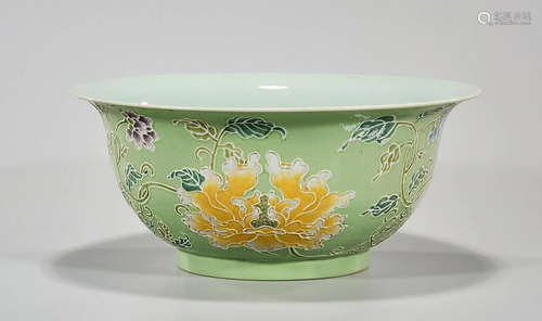 Chinese Enameled Porcelain Bowl