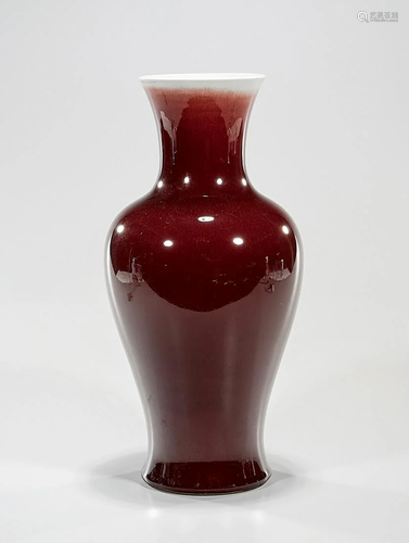 Chinese Oxblood Porcelain Vase