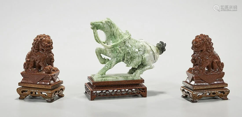 Chinese Carved Animal Group