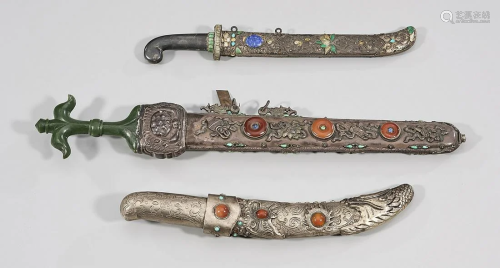 Group of Three Chinese Decorative Swords