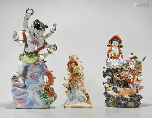 Group of Chinese Porcelain Figures