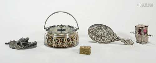 Group of Various Decorative Silver, Enamel and …