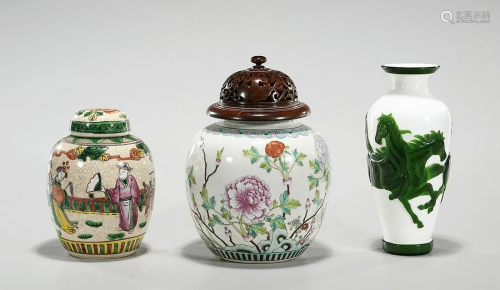 Three Various Chinese Vessels