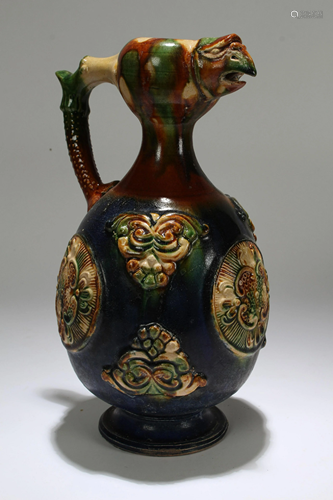 A Chinese Ancient-framing Pottery Display Vase