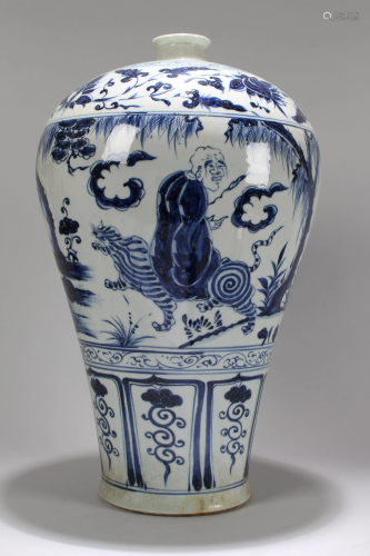 An Estate Chinese Story-telling Fortune Blue and White