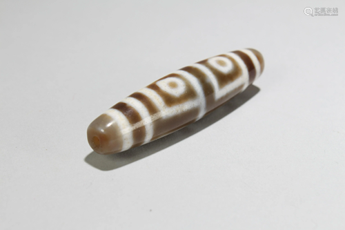 An Estate Tibetan Dzi Bead