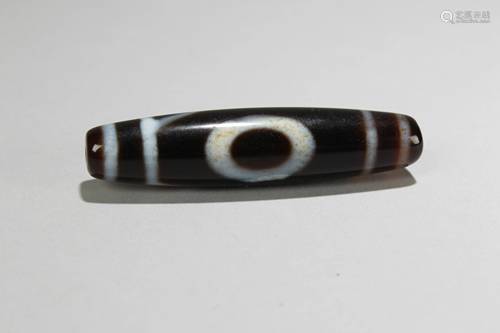 An Estate Tibetan Dzi Bead