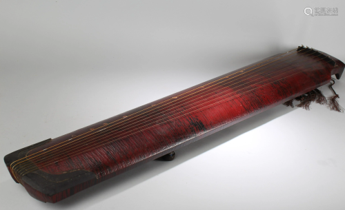 An Estate Chinese Poetry-framing 7-string Guzheng
