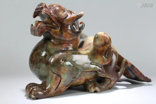 An Estate Chinese Myth-beast Fortune Statue