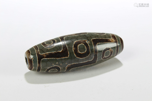 An Estate Tibetan Religious Dzi Bead